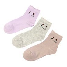 2019 fashion young girl classic vintage casual cotton crew socks women